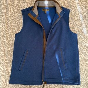 NWOT Jos. A. Bank Navy and Tan Vest